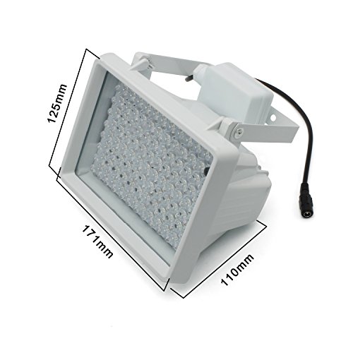 BAODE LED IR Scheinwerfer Überwachungs Nachtsicht f.Überwachungskamera CCTV Scheinwerfer+Netzteil 60°16W 7702 - 3