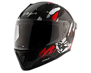 Vega Bolt Bunny Black Red Helmet-L