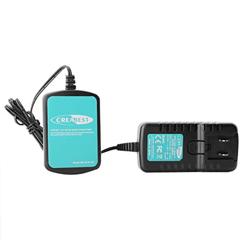Creabest 1.2V-18V Mehrfachspannung Tragbares Ladegerät für Makita Ni-MH Ni-Cd Batterien, Passt für 7.2V 9.6V 12V 14.4V 18V, Kompatibel mit Makita 9000 1222 1420 1822 und Mehr - 7
