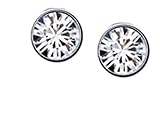 Enez Ohrringe Creolen Ohrring Ohrstecker Ohrhänger 18 Karat Vergodet Silber T250