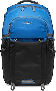 Lowepro Photo Active BP 300 AW Oudoor Camera Backpack for Mirrorless Cameras, Drone and DSLRs (Blue/Black)