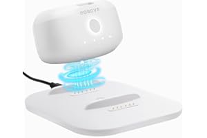 BOBOVR Station de charge double pour batterie B2, design ultra fin, alimentation magnétique pour 2 batteries B2 en même temps