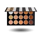 15 Full Coverage Highly Pigmented Cream Based Professional Concealer Palette Face Makeup Kit Set Pro Palette High-end Formula