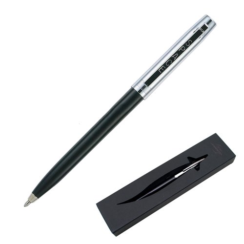 Fisher Space Pen APOLLO Cap-O-Matic black-chrome Cap Bolígrafo - Caja de regalo fs251