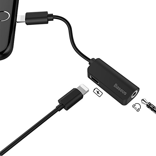 Baseus-iPhone-Headphone-Adapter-UpgradeLightning-to-35mm-Aux-Headphone-Jack-Audio-Charge-Cable-Adapter-for-iPhone-77Plus-Support-iOS-103-iOS-11