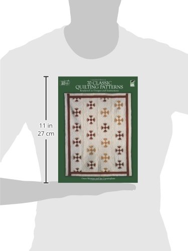 Book's Cover of 70 Classic Quilting Patterns: Ready-To-Use Designs and Instructions