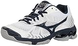  Mizuno Wave Bolt 7 Volleyball Shoes, White/Navy, Women\'s 9 B US