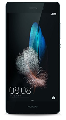 Huawei P8 lite Dual-SIM Smartphone (5 Zoll (12,7 cm) Touch-Display, 16 GB Speicher, Android 5.0) schwarz (Zertifiziert und GeneralÃ¼berholt)