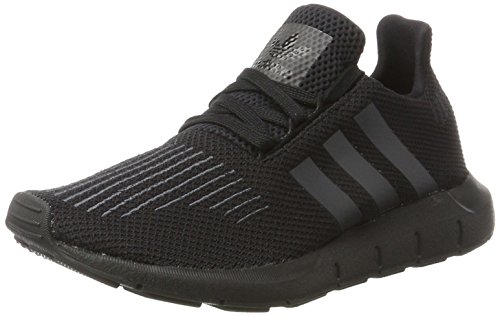 adidas Unisex Kids Swift Run Gymnastics Shoes, Black (Core Black/utility Black F16/core Black), 3 UK