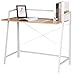 Produktbild WOLTU TSB55whe Schreibtisch Computertisch Büromöbel PC Tisch Bürotisch Arbeitstisch aus Holz und Stahl, mit Ablage, ca. 95x50x83 cm