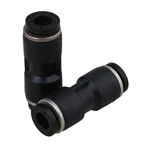 BQLZR 10x Gerade Kunststoff Einrastend Pneumatik Luftschnellkupplungen Armaturen 6mm - 2