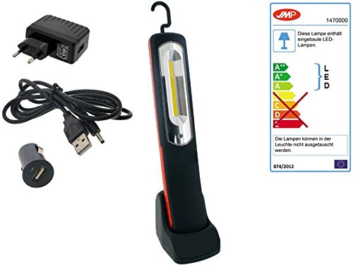 Akku COB-LED Handlampe 4W mit Magnet