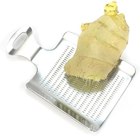 HUPPYNUTS FOOD GRATER Stainless Steel Garlic &amp; Ginger Grater, 2.8" x 4.4"