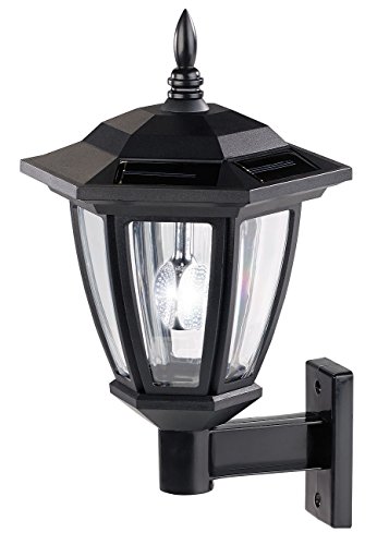 Luminea Solar-LED Außen-Wand-Leuchten, weißes Licht, 25 Lumen, 2er-Set - 3