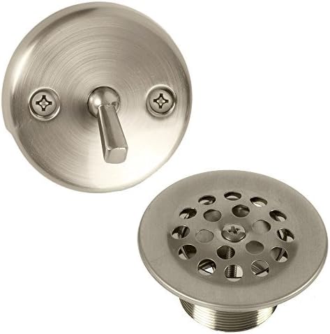 Bennington Trip Lever Bathtub Tub Drain Overflow Conversion Kit, Satin Nickel by Bennington