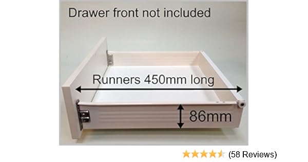 Replacement Kitchen Drawer Box Shallow Complete Kit Including