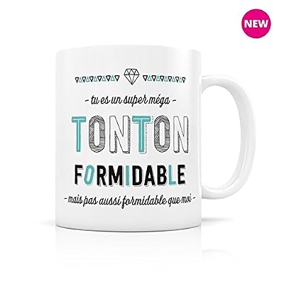 Créa Bisontine Mug céramique "TONTON FORMIDABLE" - Créabisontine - Boite cadeau