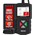 Ediag Obd2 Code Reader YA201, Universal OBDII Scanner Engine Fault Reader OBD2/ EOBD with Full OBDII Functions Automotive Car Diagnostic Tool for O2 Sensor/EVAP System/Smog Test