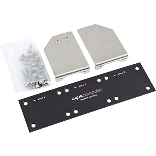 Preisvergleich Produktbild Aqua Computer Halterung für poweradjust 2 USB aus Aluminium - Schwarz