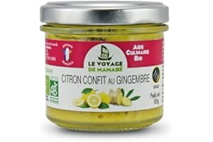 EPICERIE SALÉE Le Voyage de Mamabé - Crème de citron confit au gingembre 105g - Vendu par unité