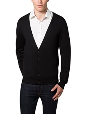 Lower East Herren Strickjacke mit Knopfleiste, in verschiedenen Farben