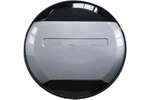 fenqing-y Copertura per ruota di scorta per Defender, copertura per ruota di scorta in plastica per Land Rover Defender 90 110 130 2 porte 4 porte 2020 2021 2022 2023 (grigio chiaro)