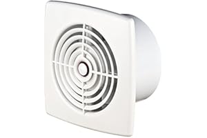 Armar Trading LTD Ventilador extractor de baño de 100 mm con rodamiento de bolas WC, WC, WC, ventilador de pared y techo WR100