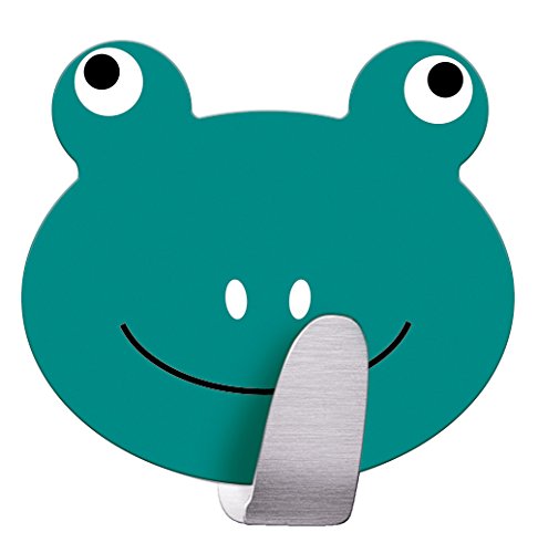 Tatkraft Frogs Stark Selbstklebend Edelstahl Handtuchhaken Badezimmer Kinderzimmer 2tk - 2