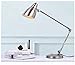 Produktbild JRBB LED-Leselampen leichte Büroarbeit und Falten lange Armtisch Schreibtischlampe zu studieren,Silber-Metallic