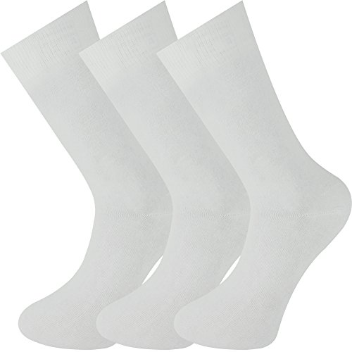 Mysocks Unisex 3 Pairs Plain Socks