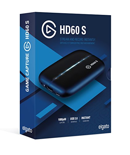 Corsair Game Capture HD60 S - Capturadora  1080p60  para Playstation 4  Xbox One y Xbox 360