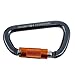 Produktbild Karabiner Aluminium, Locking Karabinerhaken 28KN D-Form Quick-Lock Karabiner für Outdoor-Aktivitäten hoch über dem Boden, Rettung, Abenteuer, Abseilen von Odoland