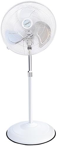 Electric fan ZZHDDP Strong Floor-standing High-power Industry Shaking His Head Mechanical Big Fan/Heavy Air Volume/Factory Building Workshop Canteen Fan (Size : 20 inch)