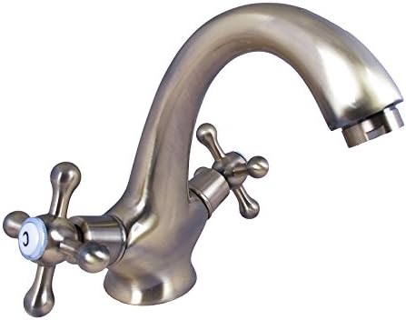 CNBBGJ European-style bathroom Cabinet style faucets antique copper faucet hot and cold water,Picture color