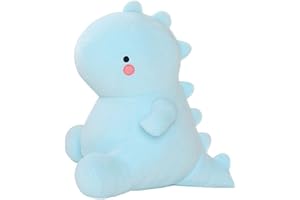 NatureMan Cute dinosaur plush toys, kawaii Dinosaur plush dolls, soft plush Stuffed Animal dinosaur Plushie, children’s room decoration, Girls Boys Blue Birthday Gifts (Blue)