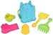 Produktbild hibuy Strandspielzeug 12-teilig Sandkasten Spielzeug zum Sandburgen Bauen, Formeimer, Gießkanne, Förmchen, Schaufel und Harke für Kinder Blau