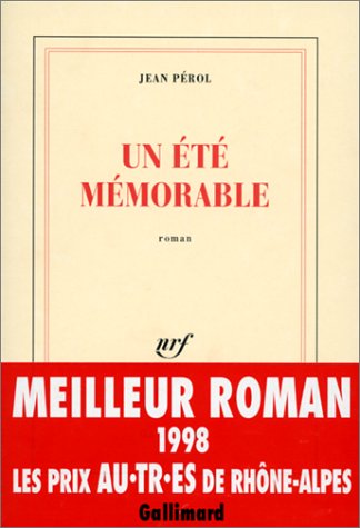 couverture de : Un &eacute;t&eacute; m&eacute;morable