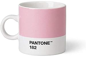 Copenhagen Design PANTONE filiżanka do espresso, mała filiżanka do kawy, cienka porcelana (ceramika), 120 ml, jasnoróżowy
