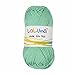 Produktbild Basic Wolle mint 100% Baumwolle 50g - 125m, Strick und Häkelgarn der Marke LaLuna®