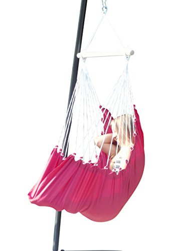 Preisvergleich Produktbild Hängesessel Hängeschaukel Sitzhängematte Madeira in"Pink"!