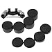 Produktbild 8pcs Schwarz Gummi Stick Cover Taste Griff Caps Für XBOX One /360 Controller