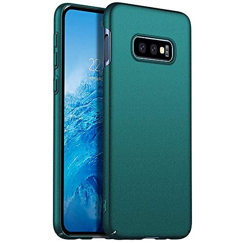 Baanuse Galaxy S10e Coque [Ultra Slim Hard PC] [Sand Scrub Non-Slip] [Shockproof Armor] Housse Etui Coque pour Galaxy S10e(5.8") Vert
