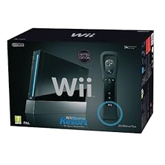 Nintendo Wii Konsole schwarz (Wii Sports Resort Pak Black) [UK Import]