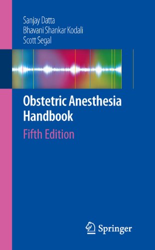 Obstetric Anesthesia Handbook (English Edition) livre