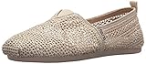  Skechers31489 - Bobs Plush - de Ganchillo en Forma de Margaritas para Mujer, Blanco (Natural), 7 B(M) US