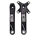 Produktbild iBelly Cranksets Fahrrad Kurbel Leichte Aluminiumlegierung Kurbelgarnitur für Kurbel für Mountainbike, MTB, Fahrrad, Radfahren, Fahrrad, 1 Paar 170MM / 6,69"