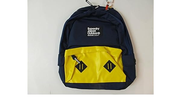 superdry yellow backpack