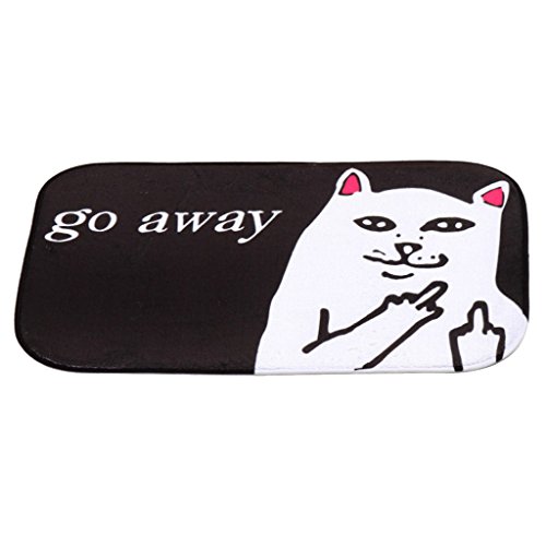 Generic Rutschfeste Fußmatte Teppich für Bad Schlafzimmer Boden – Cartoon-Katze, one size - 5