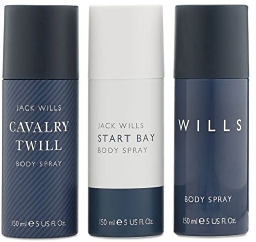 Jack Wills Men's Body Spray Trio Collection