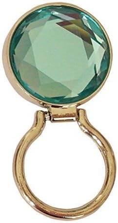Glamorous & Stylish Bling Magnetic Specs Holder, ID Badge Holder, Reading Glasses Holder, Sunglasses Holder (Aqua)